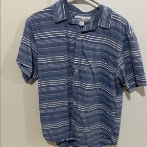 Large Blue Old Navy Button-up